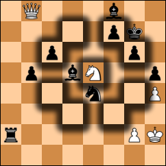 How the knight moves in a chess board