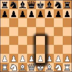 How pawn moves in chess board