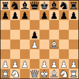 Queen's pawn, Mason variation diagram