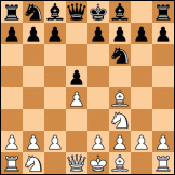 Queen's Bishop game diagram