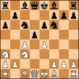 Sicilian, Szen variation, Dely-Kasparov gambit diagram