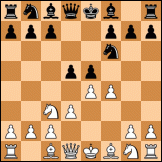 Vienna gambit, Steinitz variation diagram