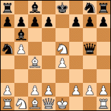 Evans gambit declined, Hirschbach variation diagram