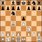 King's pawn game diagram