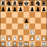 King's knight Opening diagram