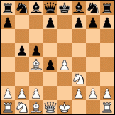 Centre game, Kieseritsky variation diagram