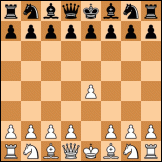 King's pawn Opening diagram